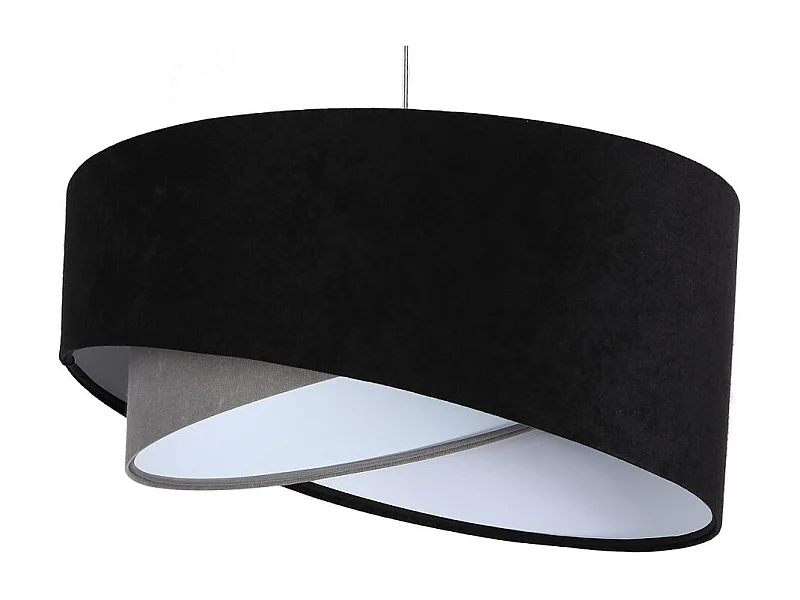 Lampa wisząca SHAPELESS czarna/szara/biała