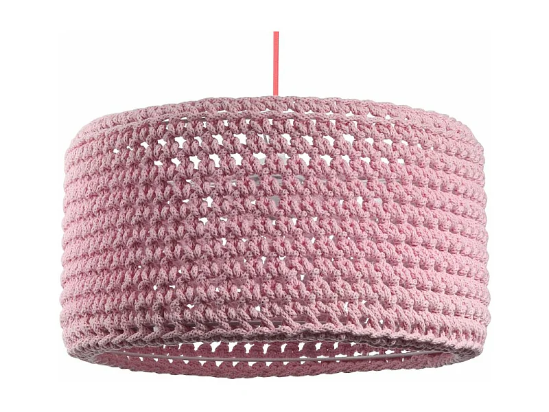 Lampa wisząca COTTON 40 różowa
