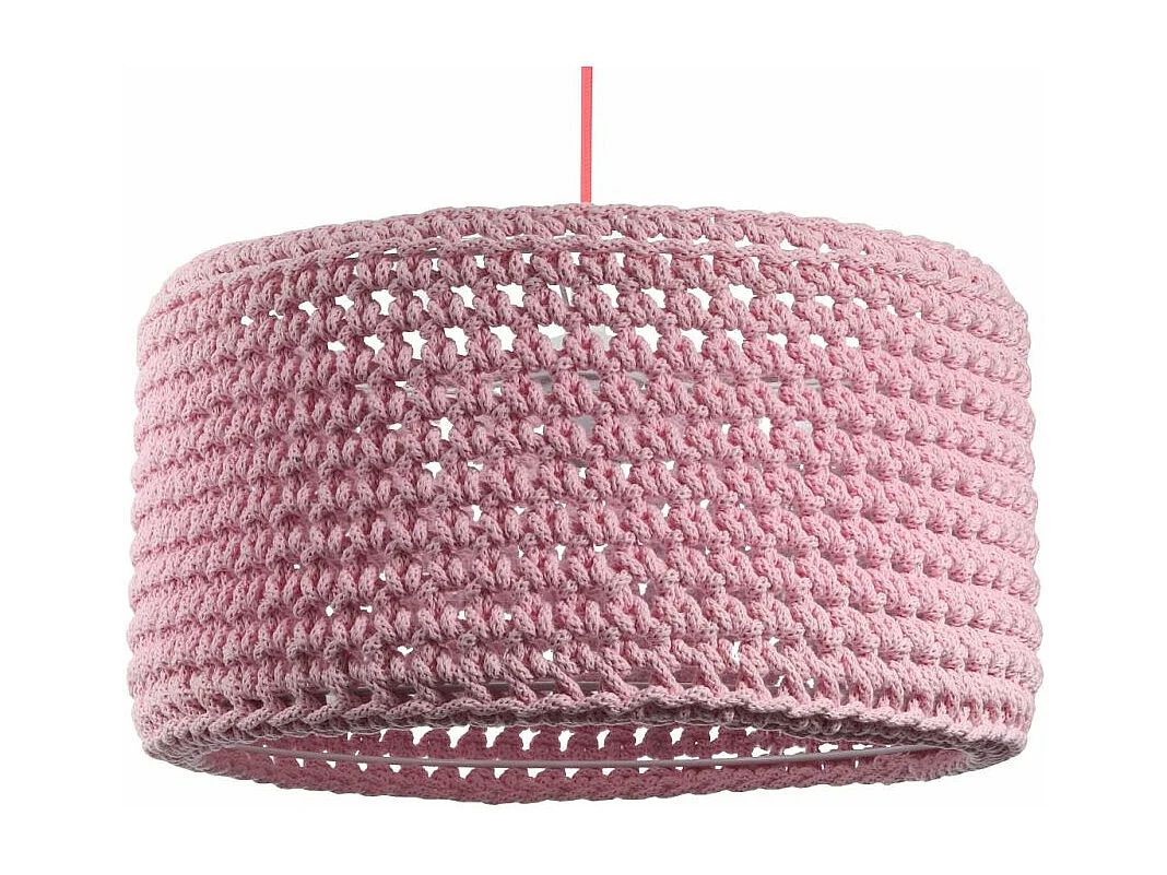 Lampa wisząca COTTON 40 różowa