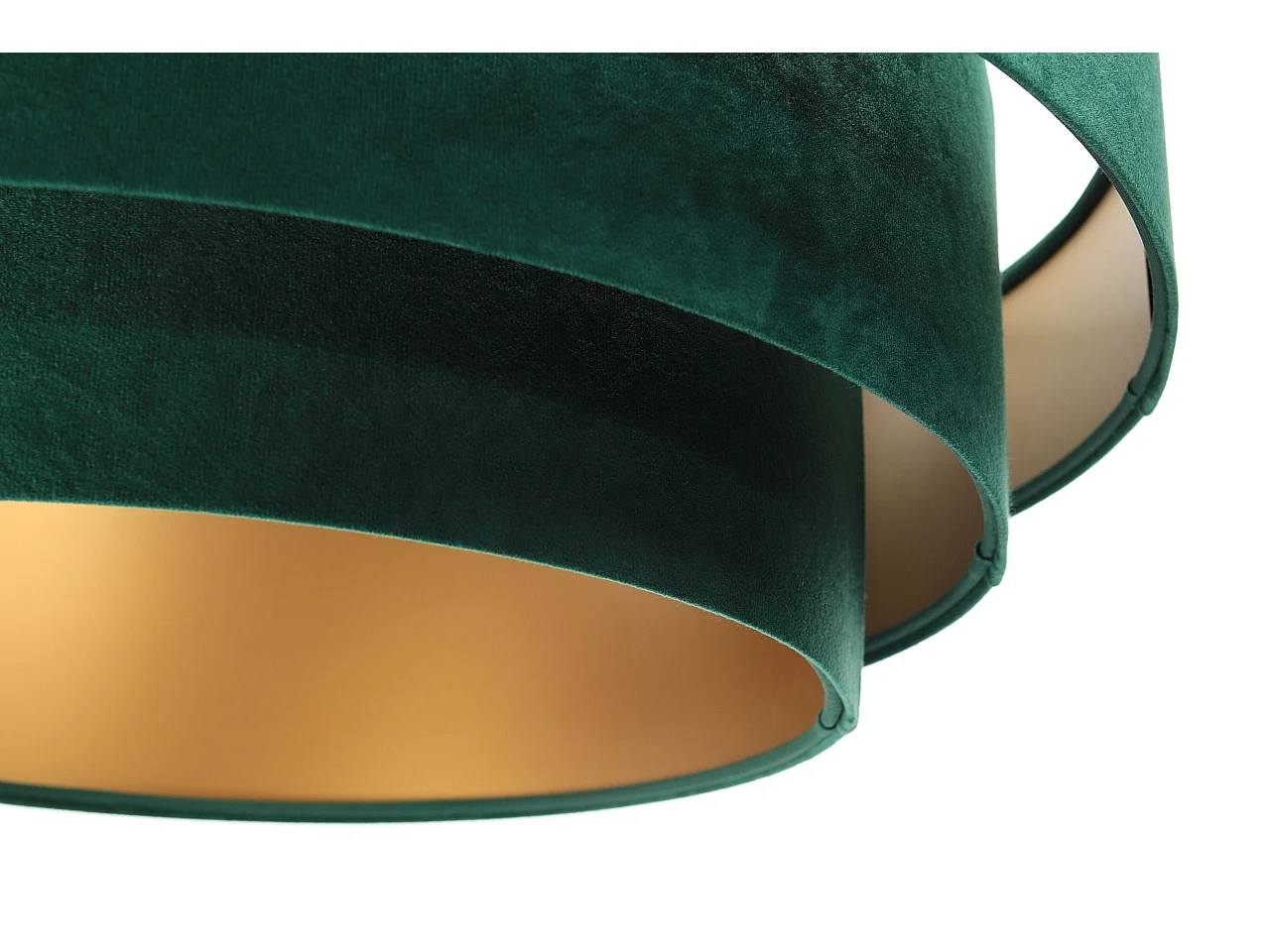 Lampa wisząca TRIO zielona/złota