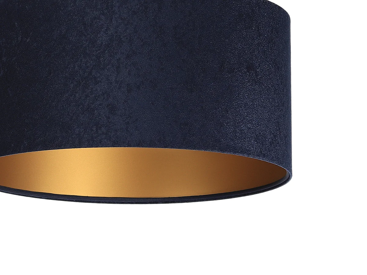 Lampa wisząca HOME 40 granatowa/złota