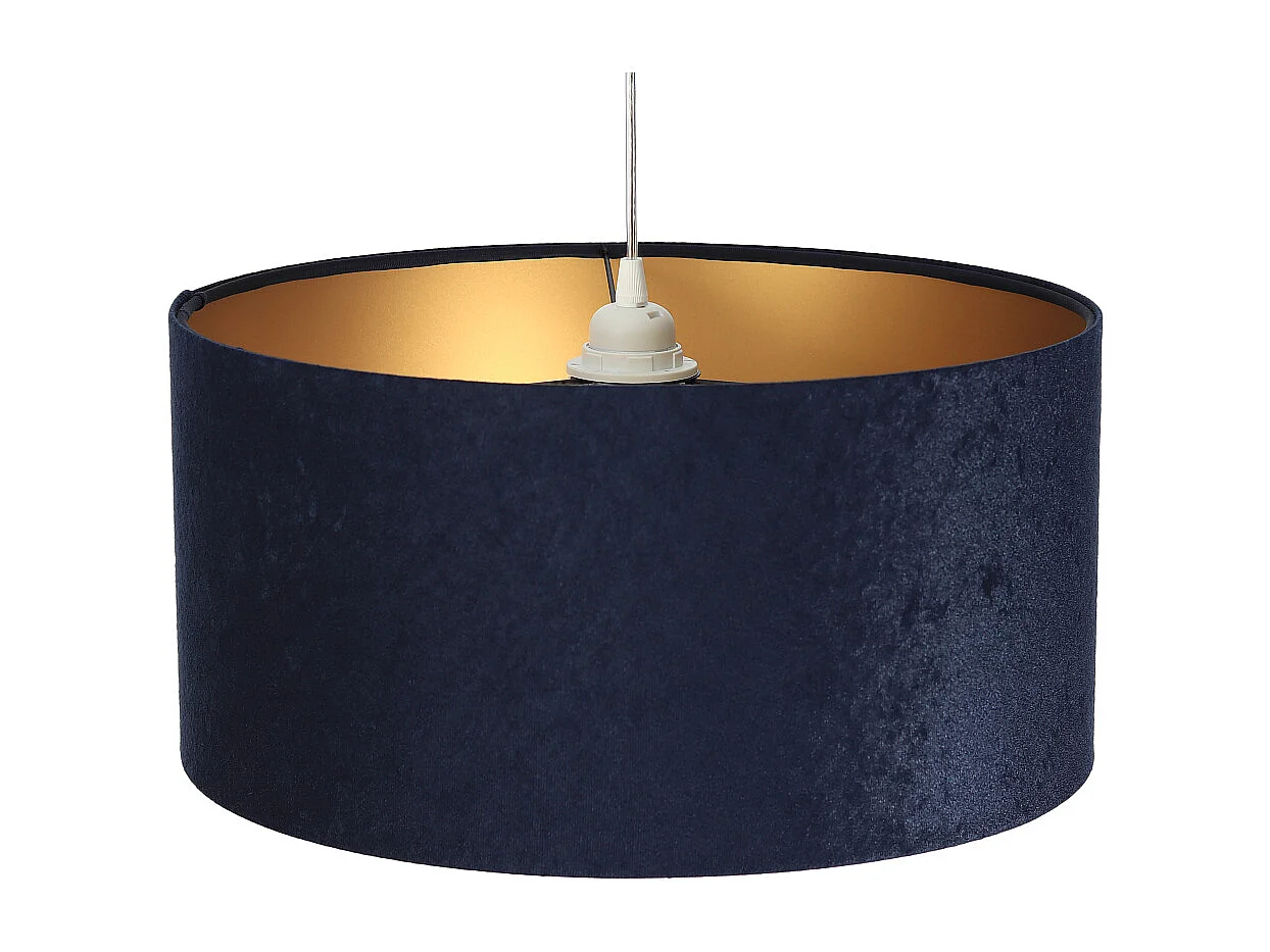 Lampa wisząca HOME 40 granatowa/złota