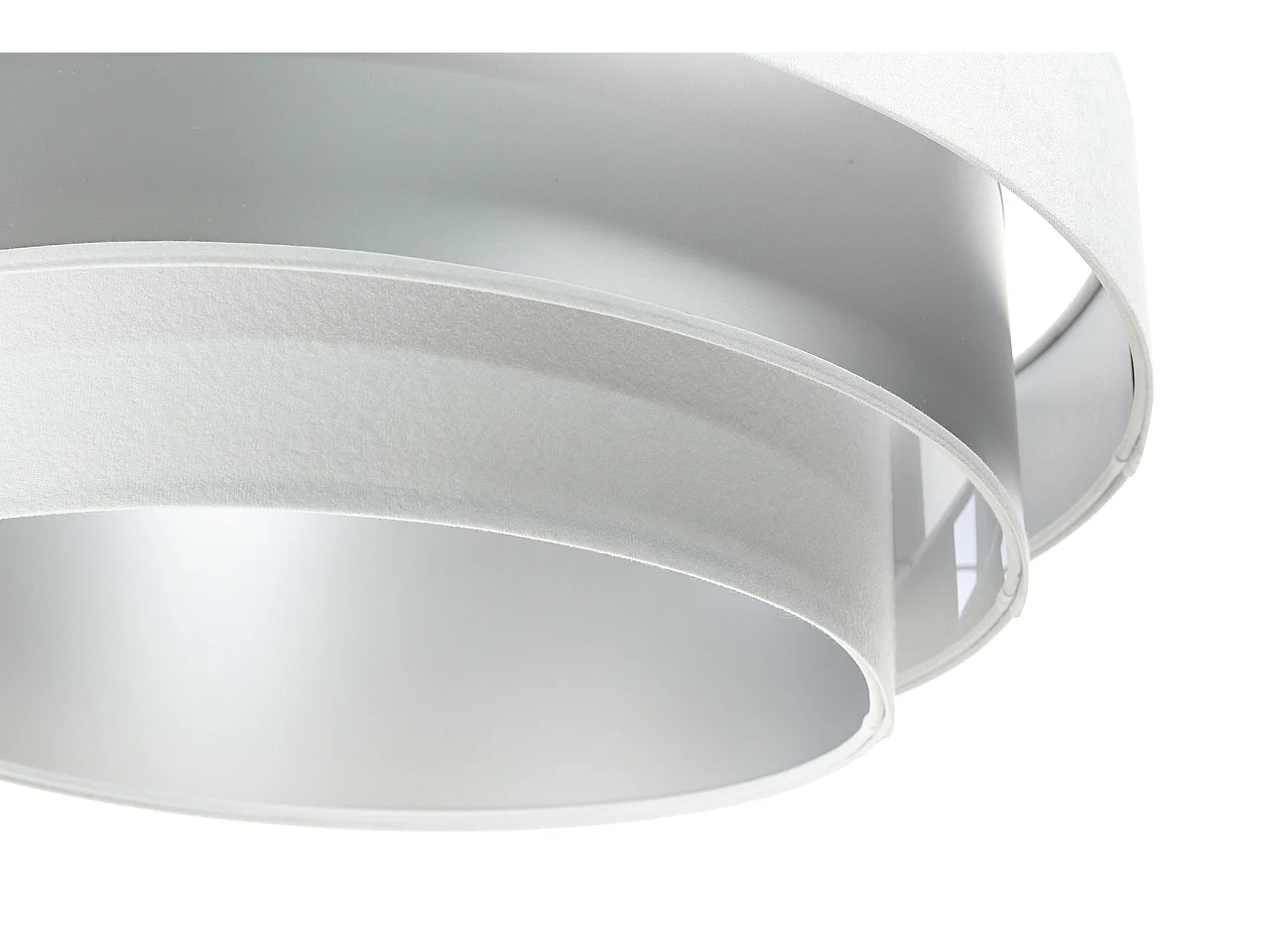 Lampa wisząca TRIO MIX biała/srebrna