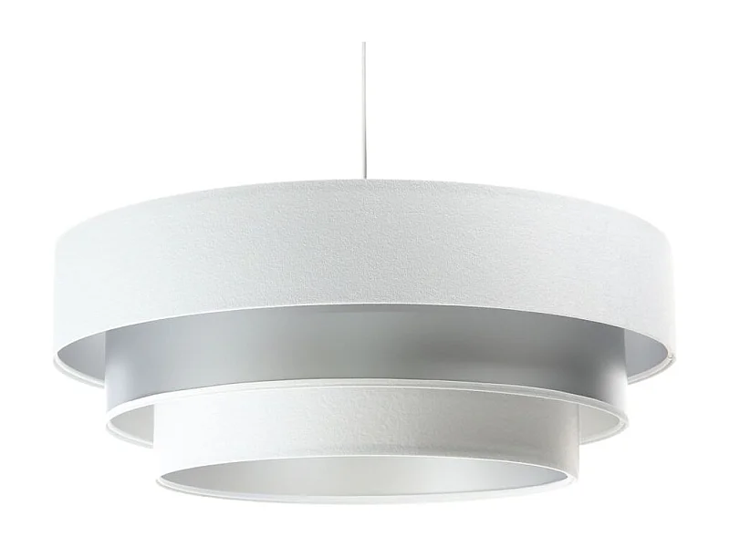 Lampa wisząca TRIO MIX biała/srebrna