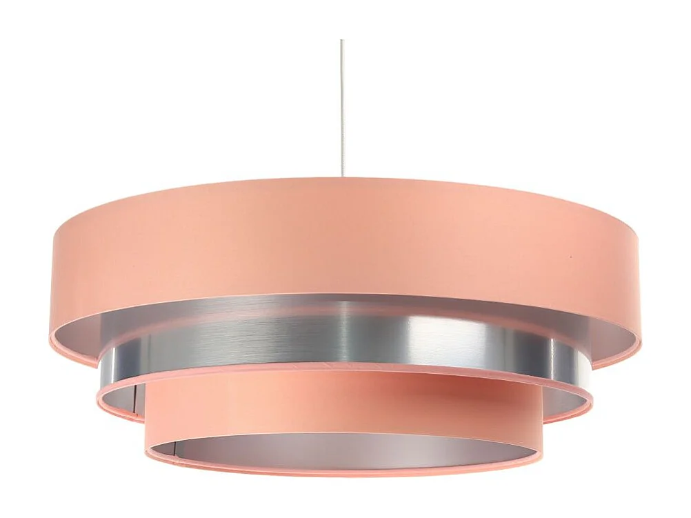 Lampa wisząca TRIO MIX różowa/srebrna