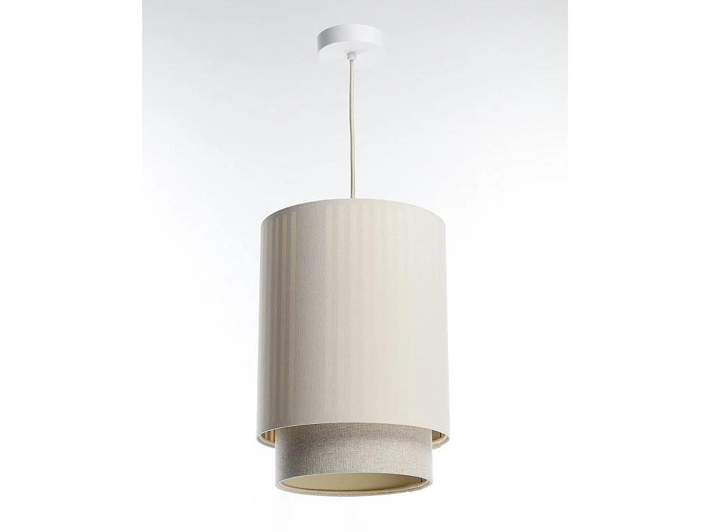 Lampa wisząca DUO LAMI LINE 25 kremowa