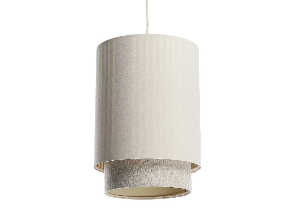 Lampa wisząca DUO LAMI LINE 25 kremowa