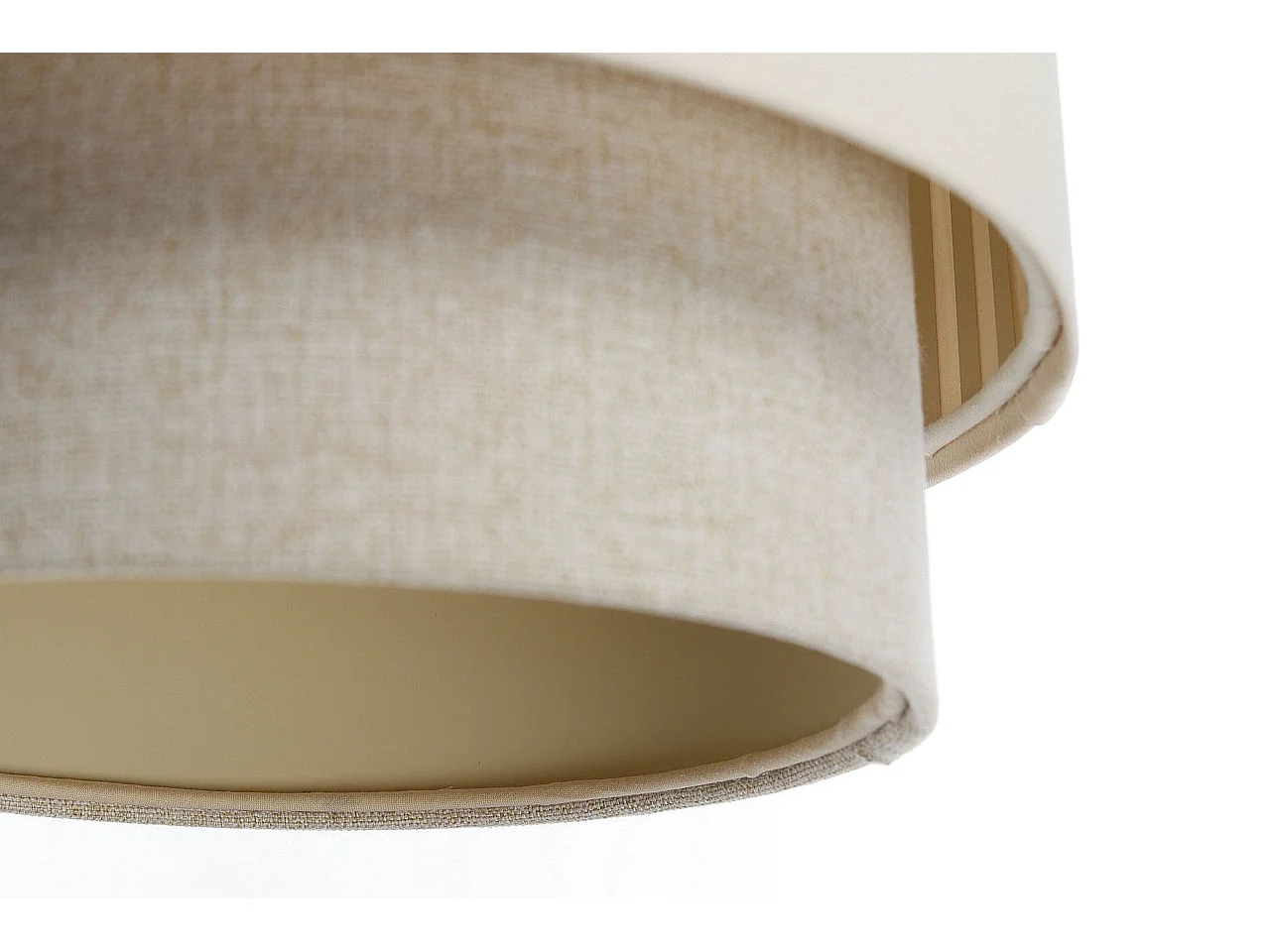 Lampa wisząca DUO LAMI LINE 25 kremowa