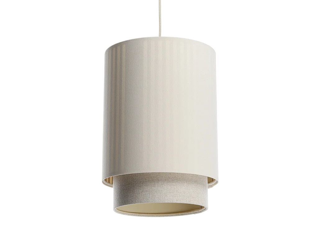 Lampa wisząca DUO LAMI LINE 25 kremowa