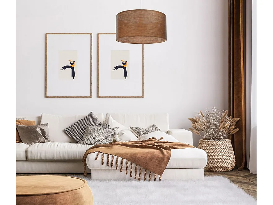 Lampa wisząca NATURAL GRAIN 40 jasnobrązowa