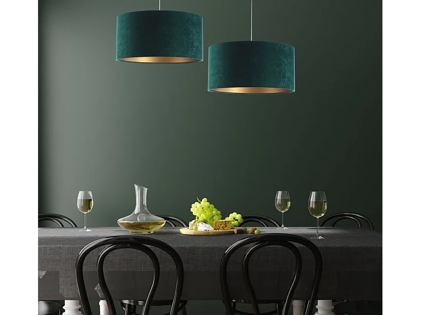 Lampa wisząca HOME 30 zielona/złota