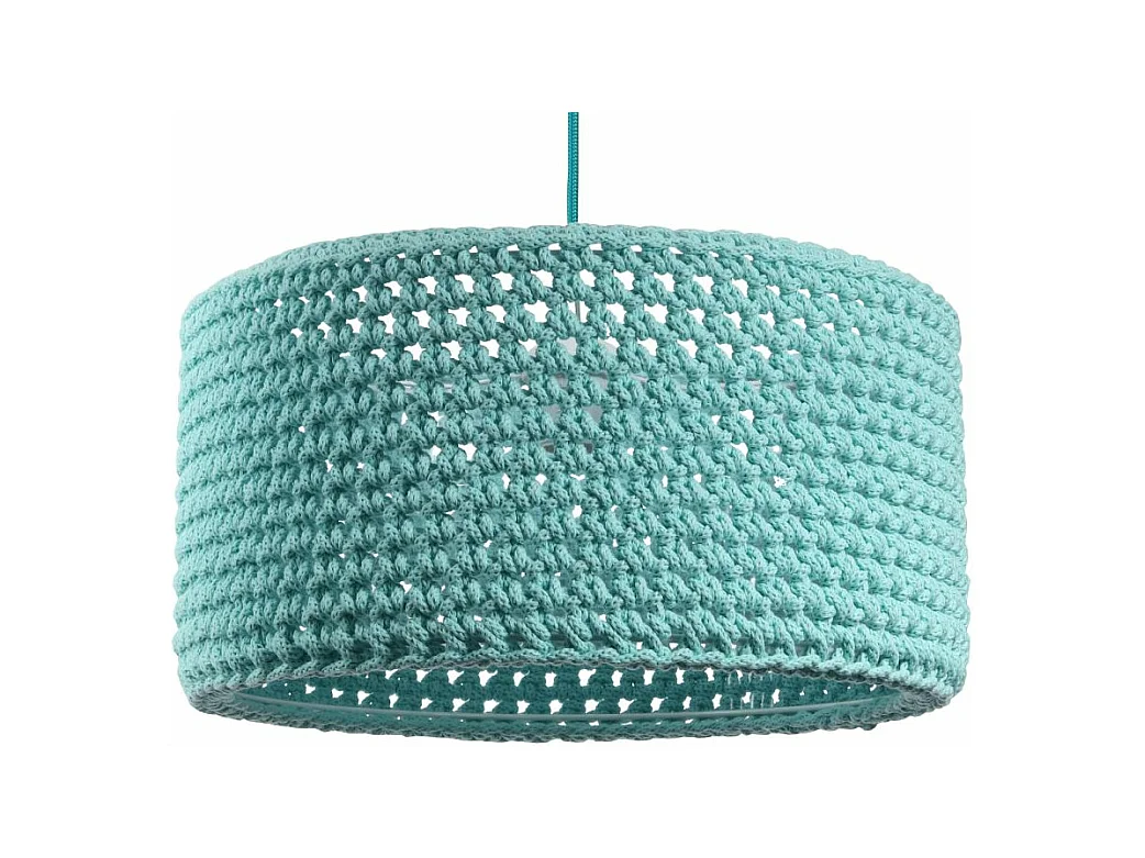 Lampa wisząca COTTON 40 turkusowa