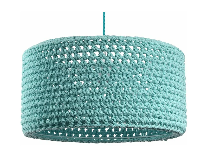 Lampa wisząca COTTON 40 turkusowa