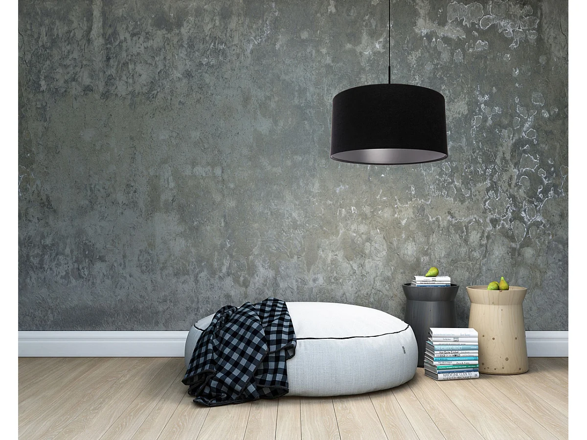 Lampa wisząca HOME 40 czarna/srebrna