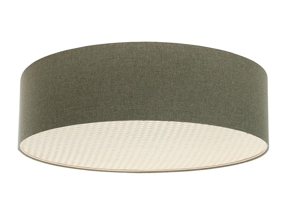 Plafon sufitowy ERUTAN RATTAN 70 zielony