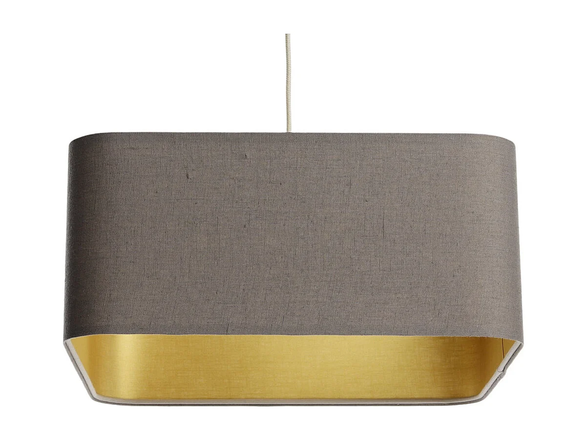 Lampa wisząca KWADRO LEN 002-40w20 beżowa/złota