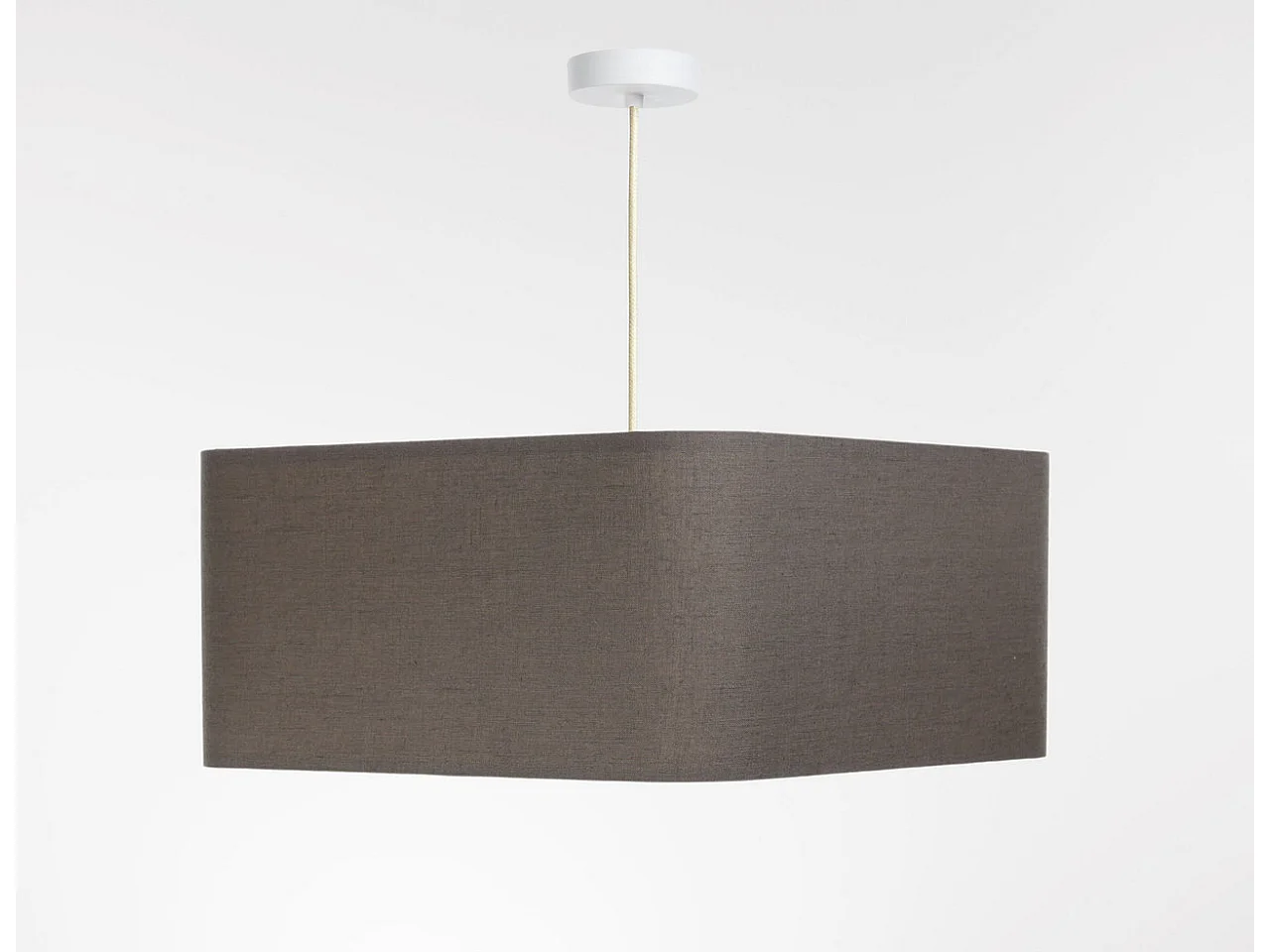 Lampa wisząca KWADRO LEN 002-40w20 beżowa/złota