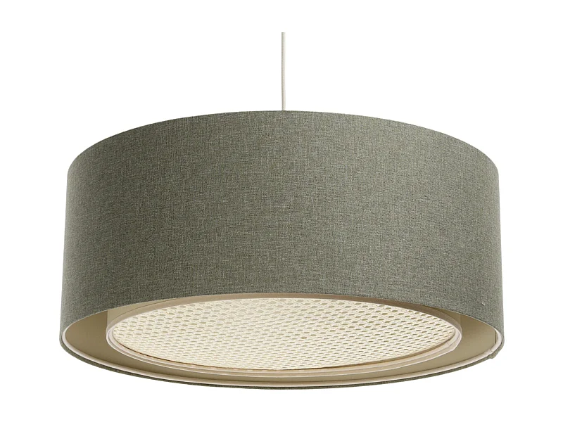 Lampa wisząca ERUTAN RATTAN 60 zielona