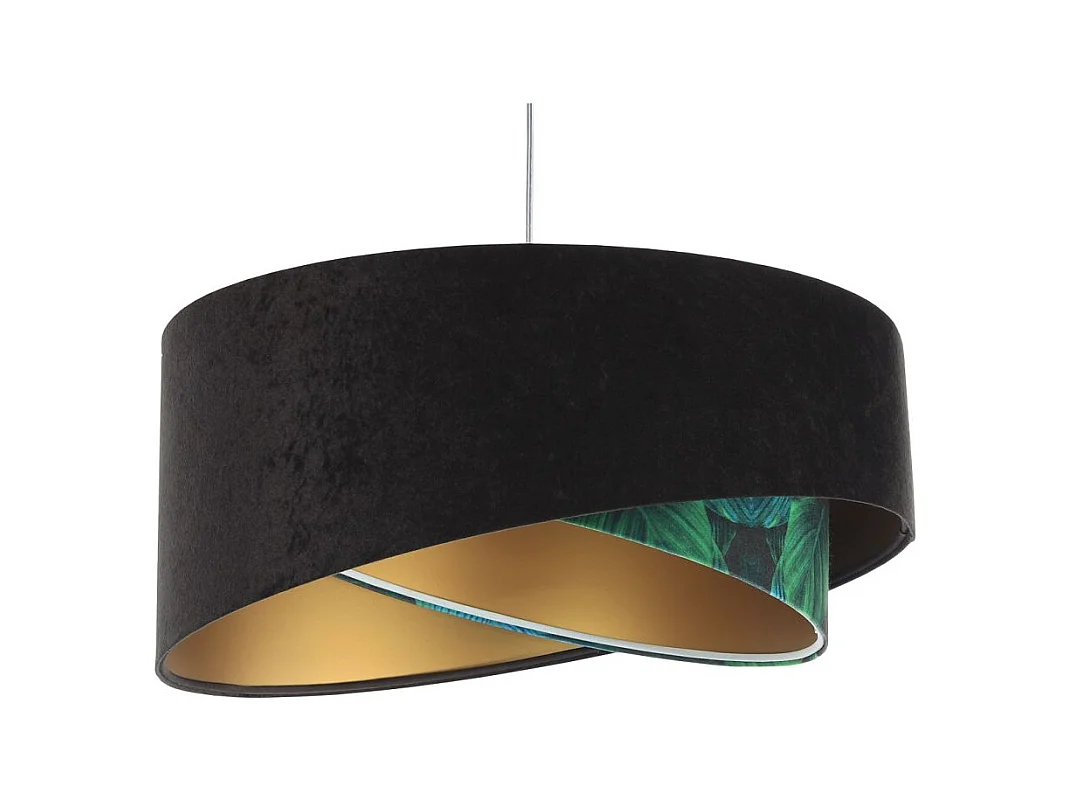 Lampa wisząca DARK ELEGANCE czarna/złota