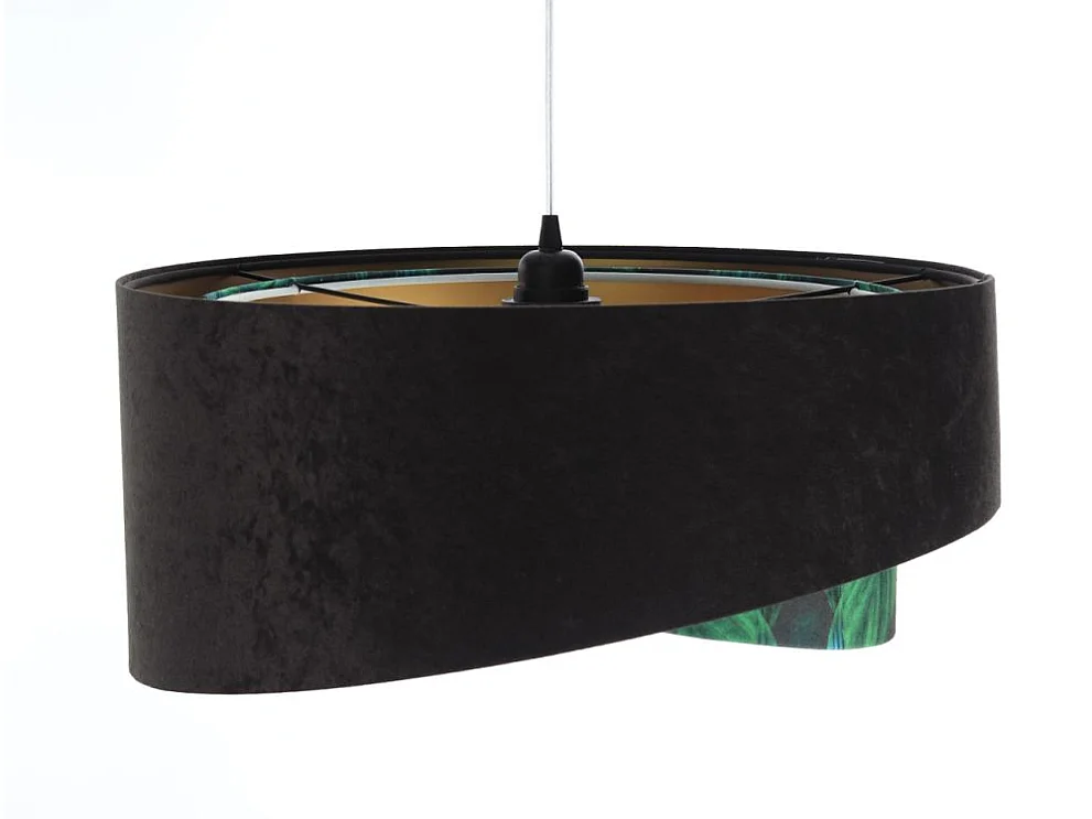 Lampa wisząca DARK ELEGANCE czarna/złota