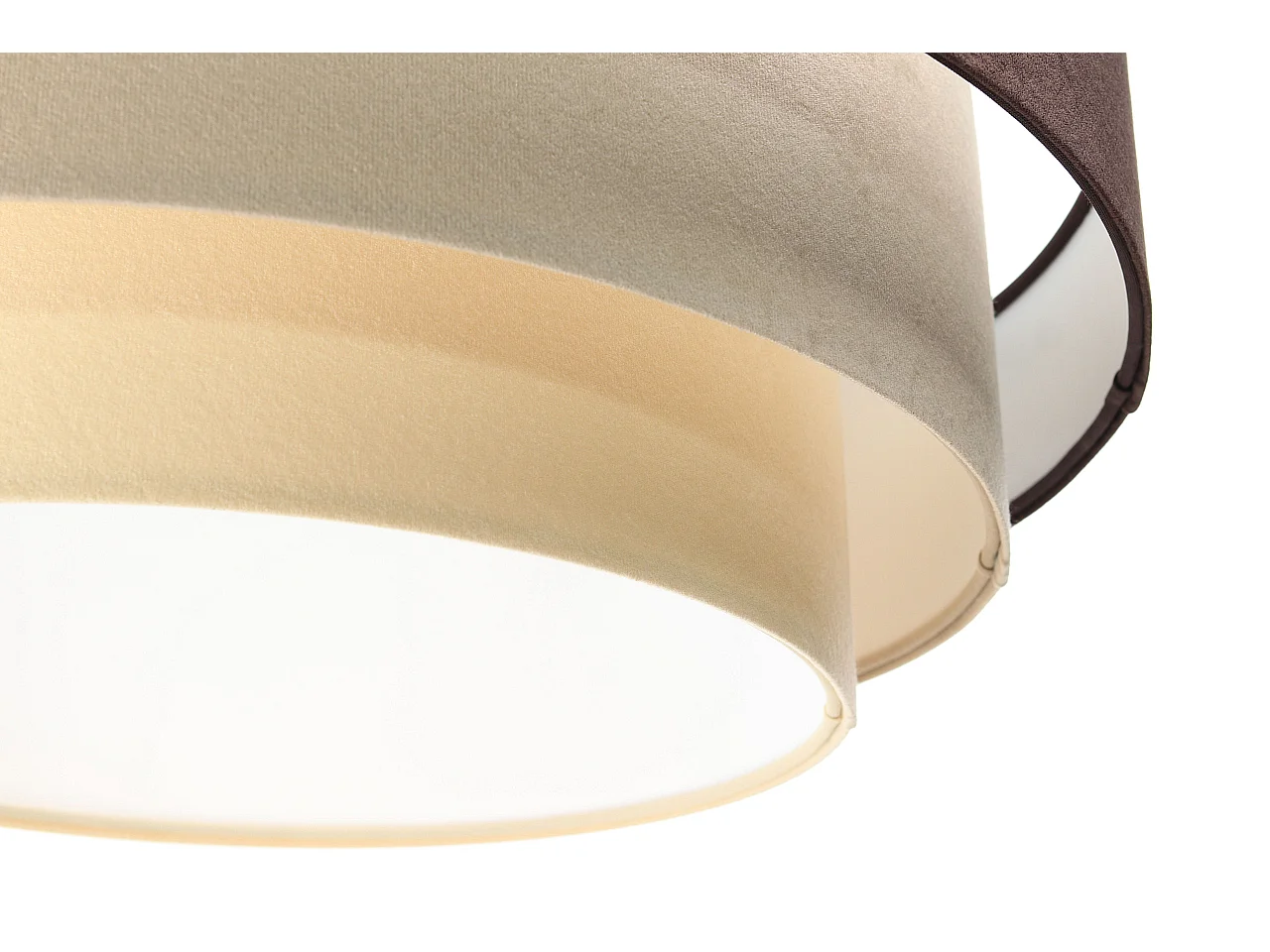 Lampa wisząca TRIO MIX brązowa/beżowa/biała