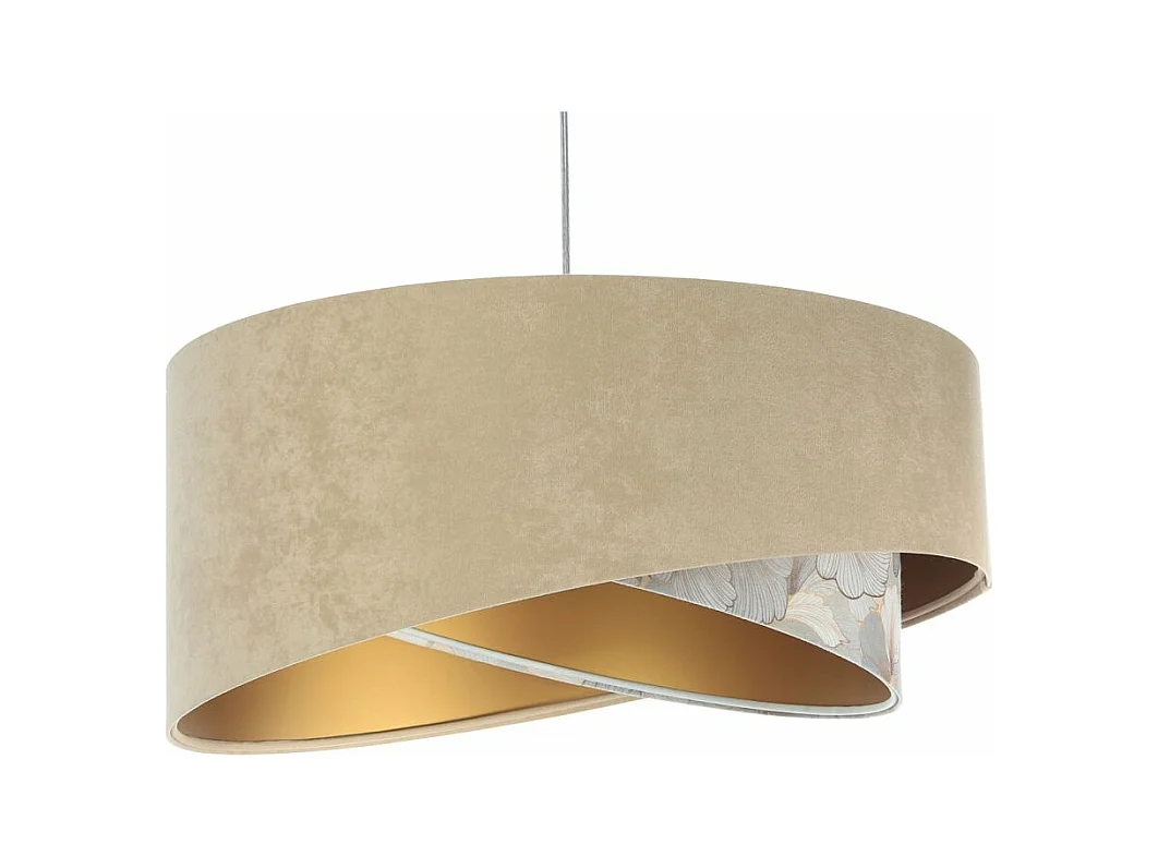 Lampa wisząca SAND FLOWER 1 beżowa/złota