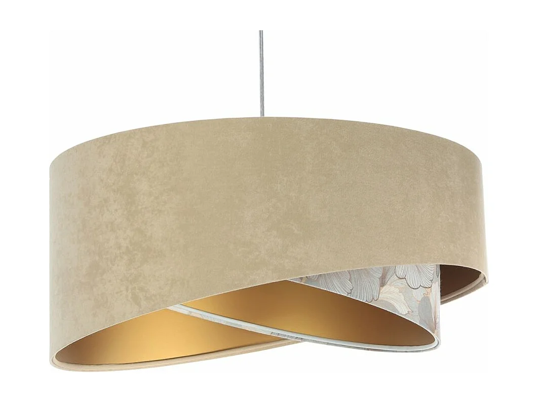 Lampa wisząca SAND FLOWER 1 beżowa/złota