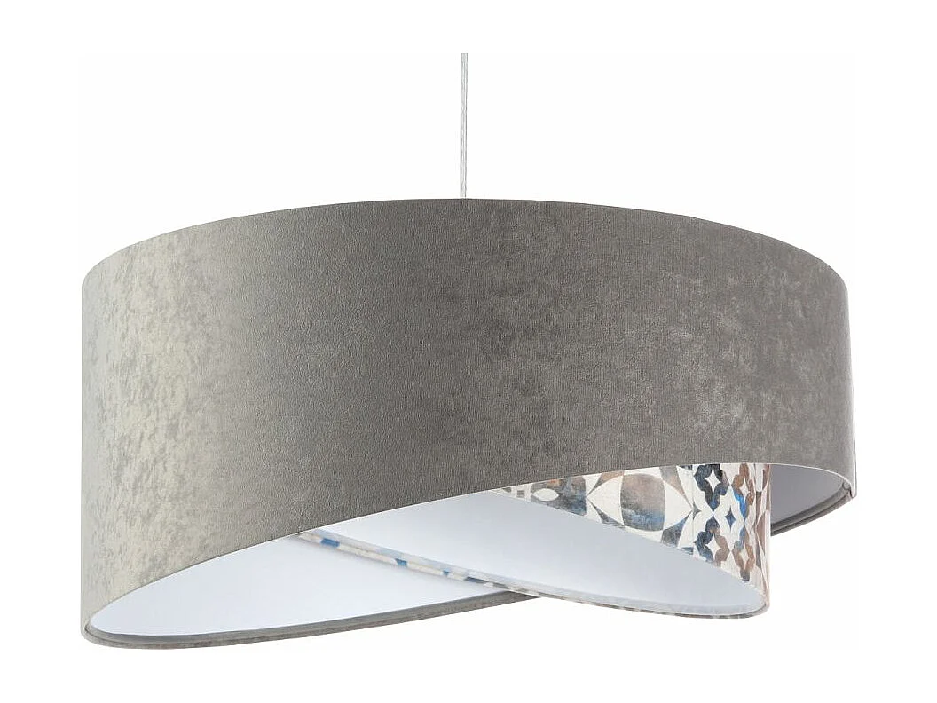 Lampa wisząca ASHES szara/biała