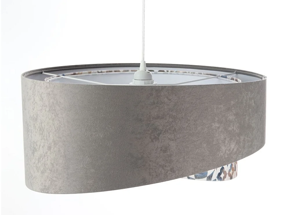 Lampa wisząca ASHES szara/biała