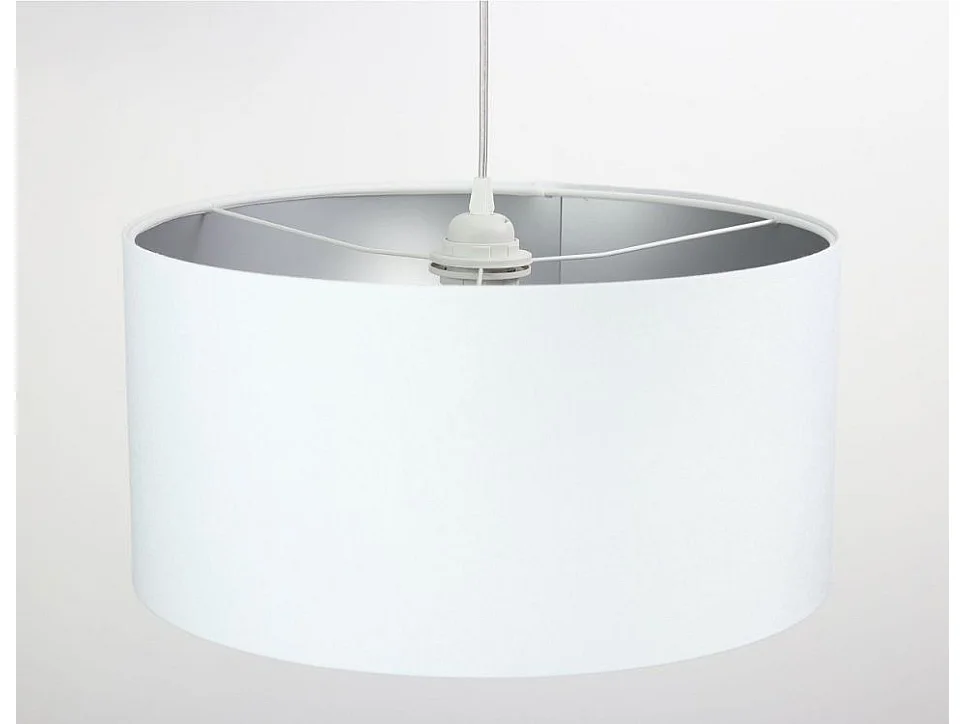 Lampa wisząca HOME 30 biała/srebrna