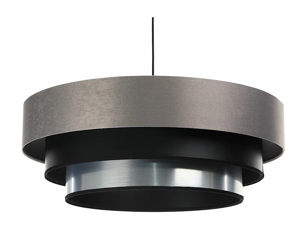 Lampa wisząca TRIO MIX szara/czarna/srebrna