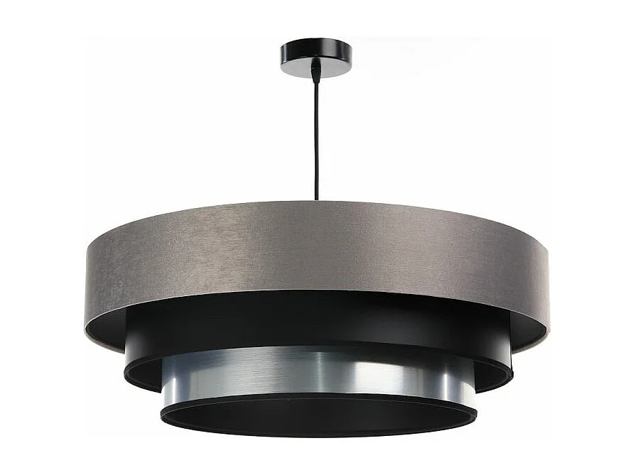 Lampa wisząca TRIO MIX szara/czarna/srebrna