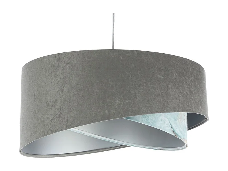 Lampa wisząca GRAY SEA szara/srebrna