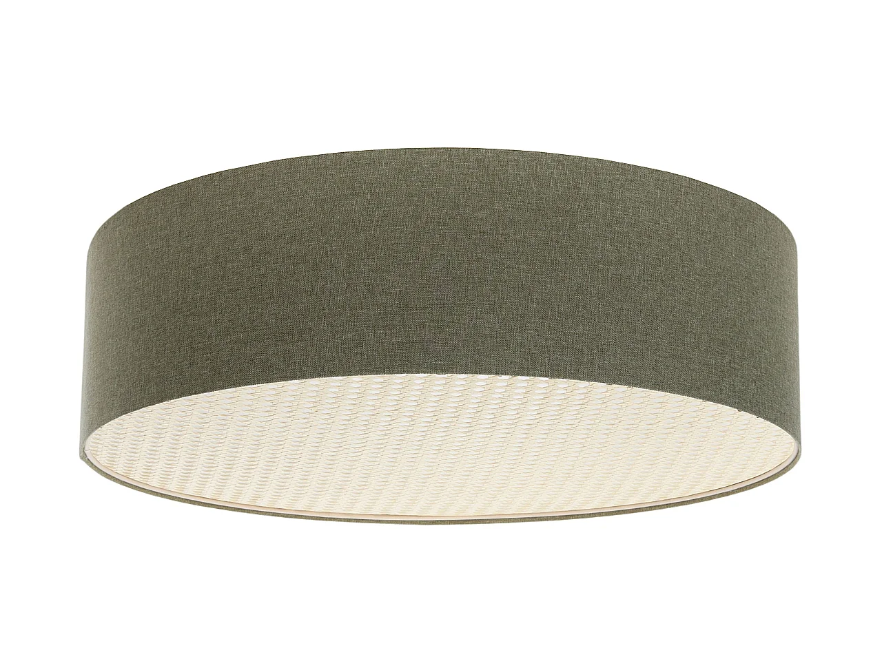 Plafon sufitowy ERUTAN RATTAN 60 zielony