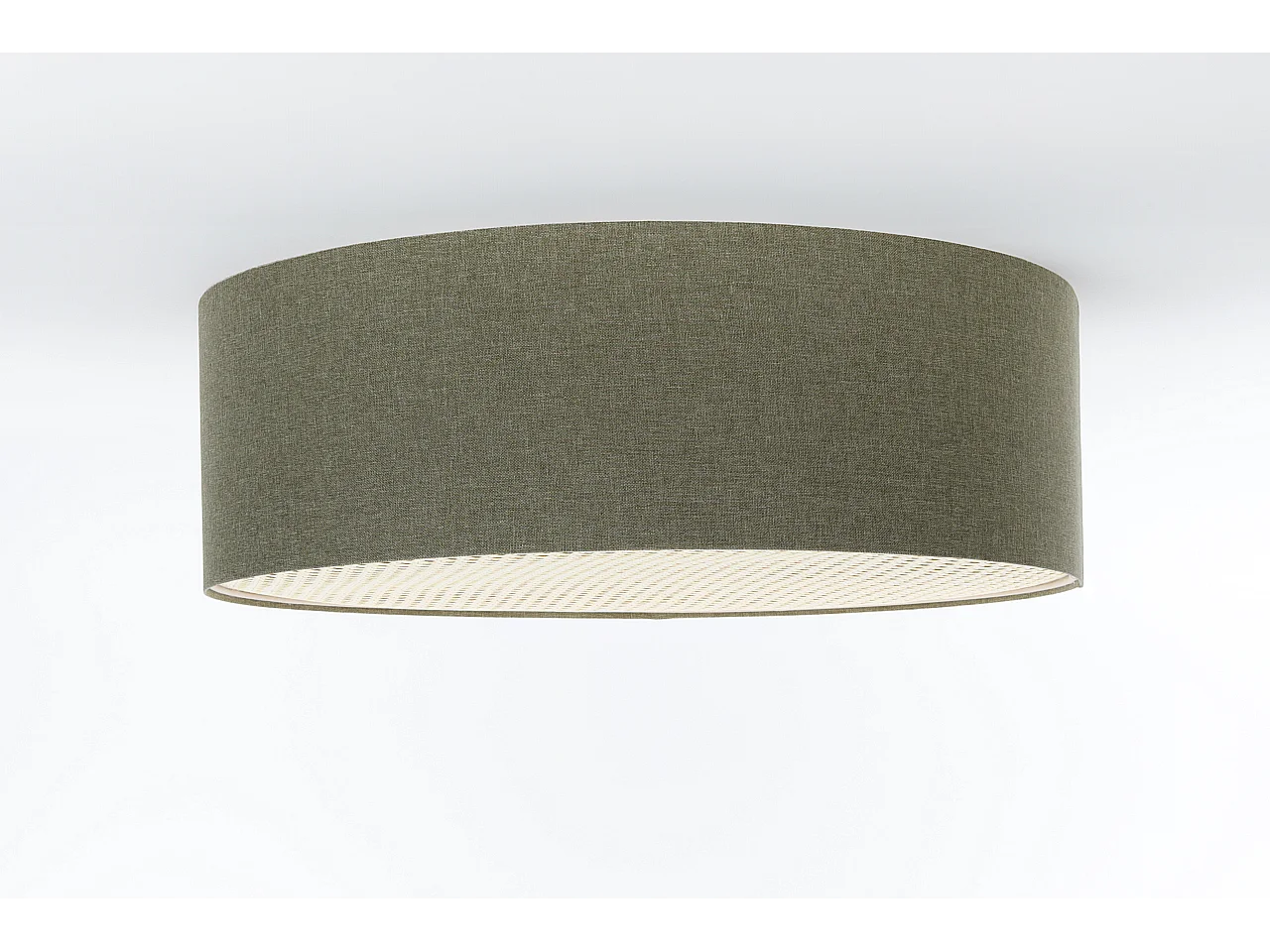 Plafon sufitowy ERUTAN RATTAN 60 zielony