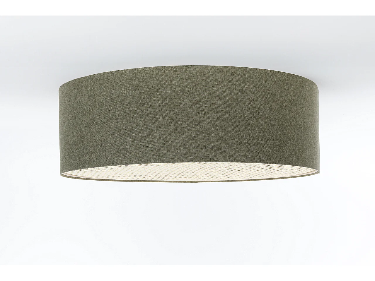 Plafon sufitowy ERUTAN RATTAN 60 zielony