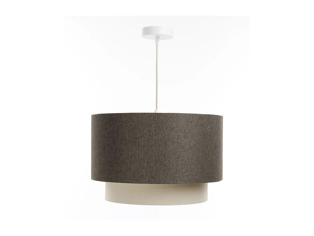 Suspension avec diffuseur en rotin