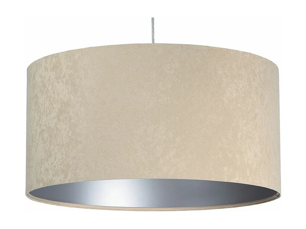 Lampa wisząca HOME 50 beżowa/srebrna