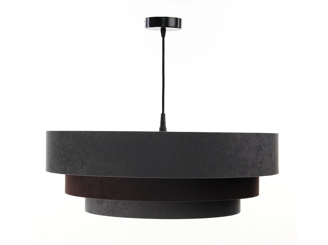 Lampa wisząca TRIO MIX grafitowa/brązowa/złota