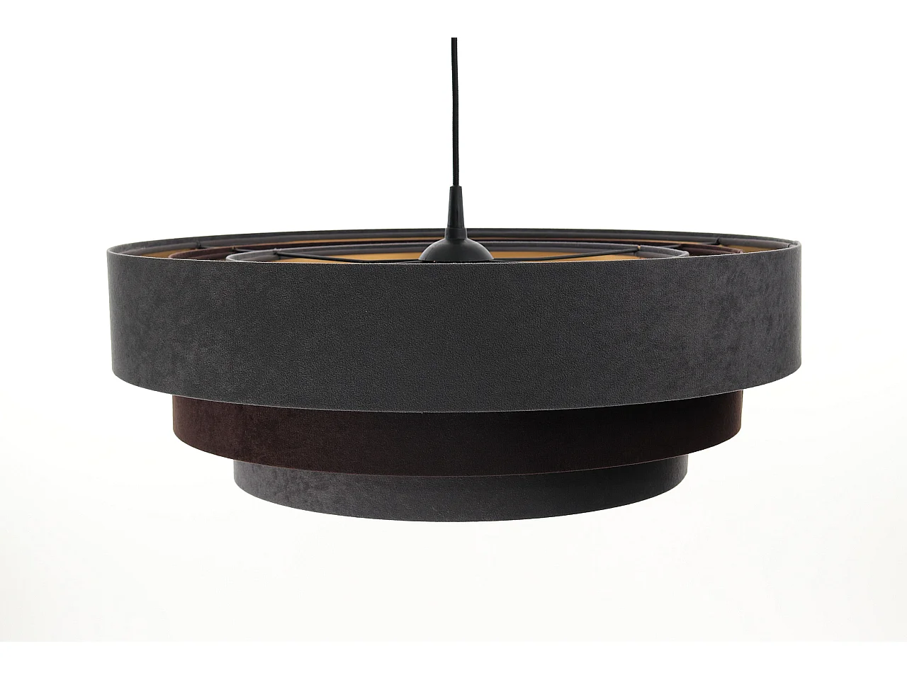 Lampa wisząca TRIO MIX grafitowa/brązowa/złota