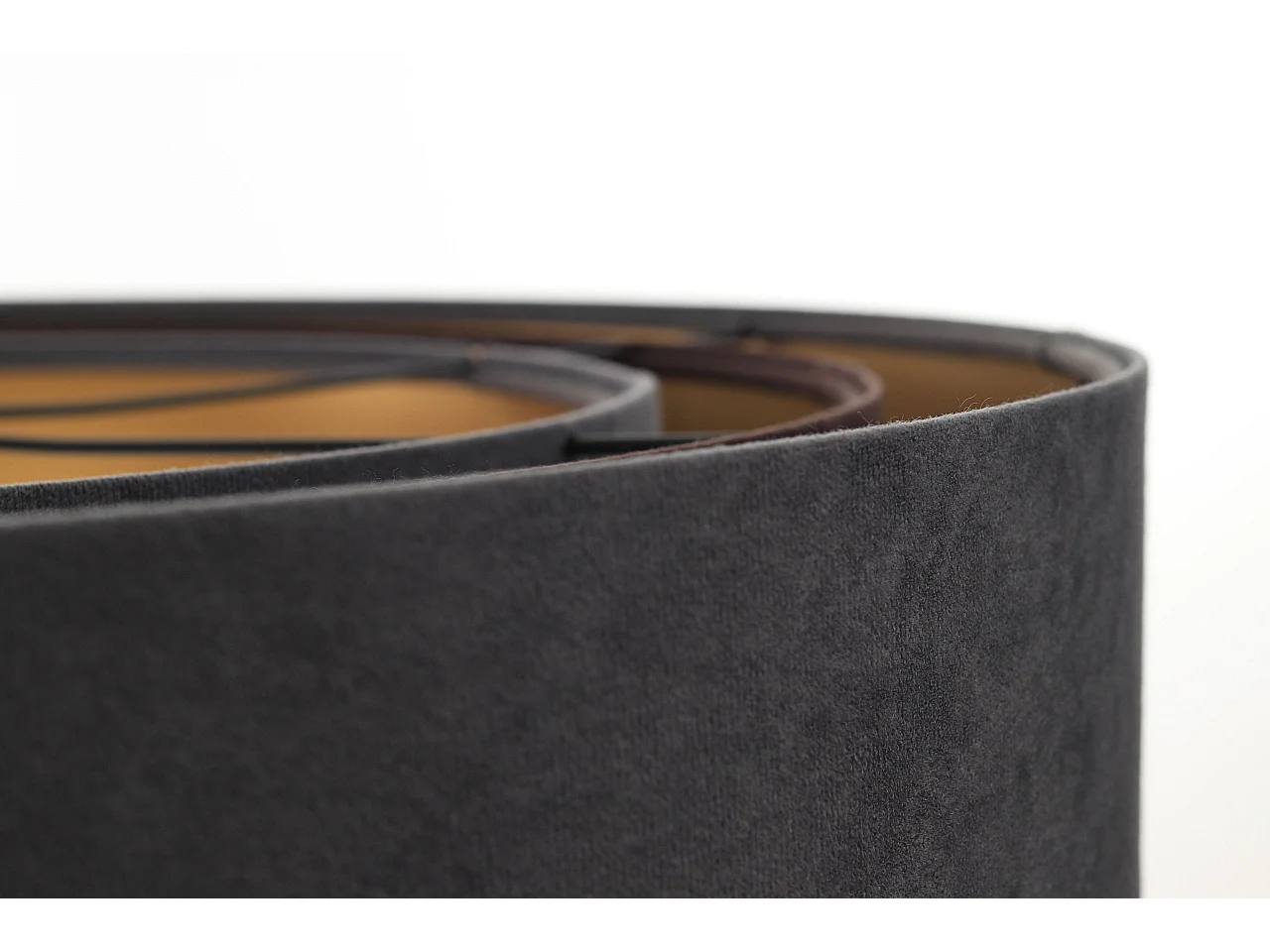 Lampa wisząca TRIO MIX grafitowa/brązowa/złota