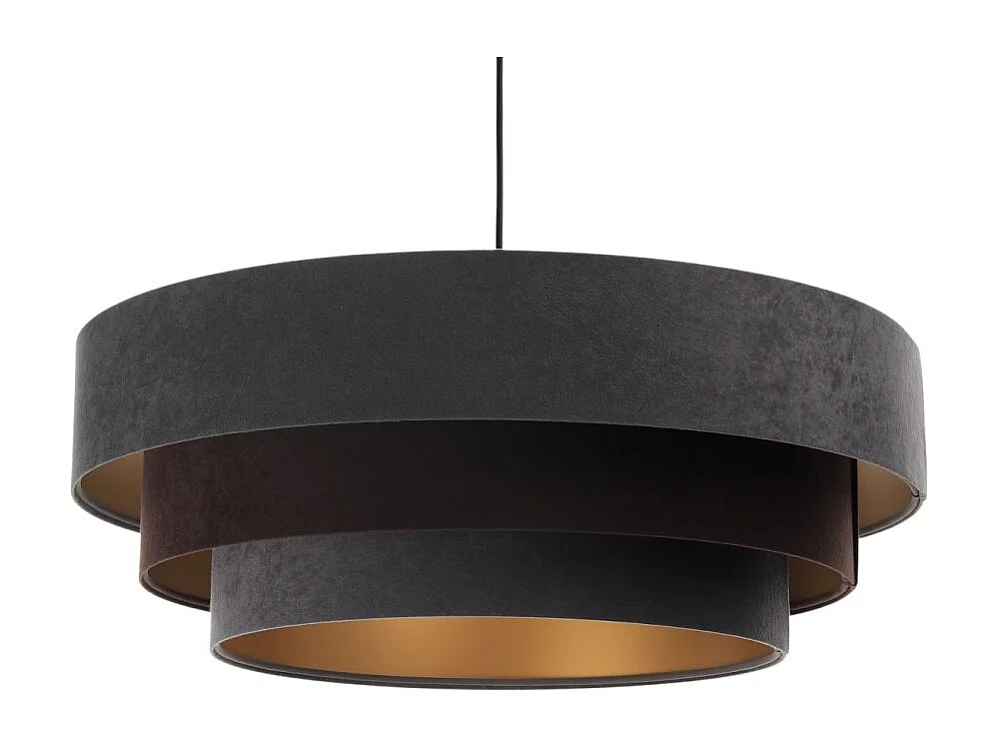 Lampa wisząca TRIO MIX grafitowa/brązowa/złota