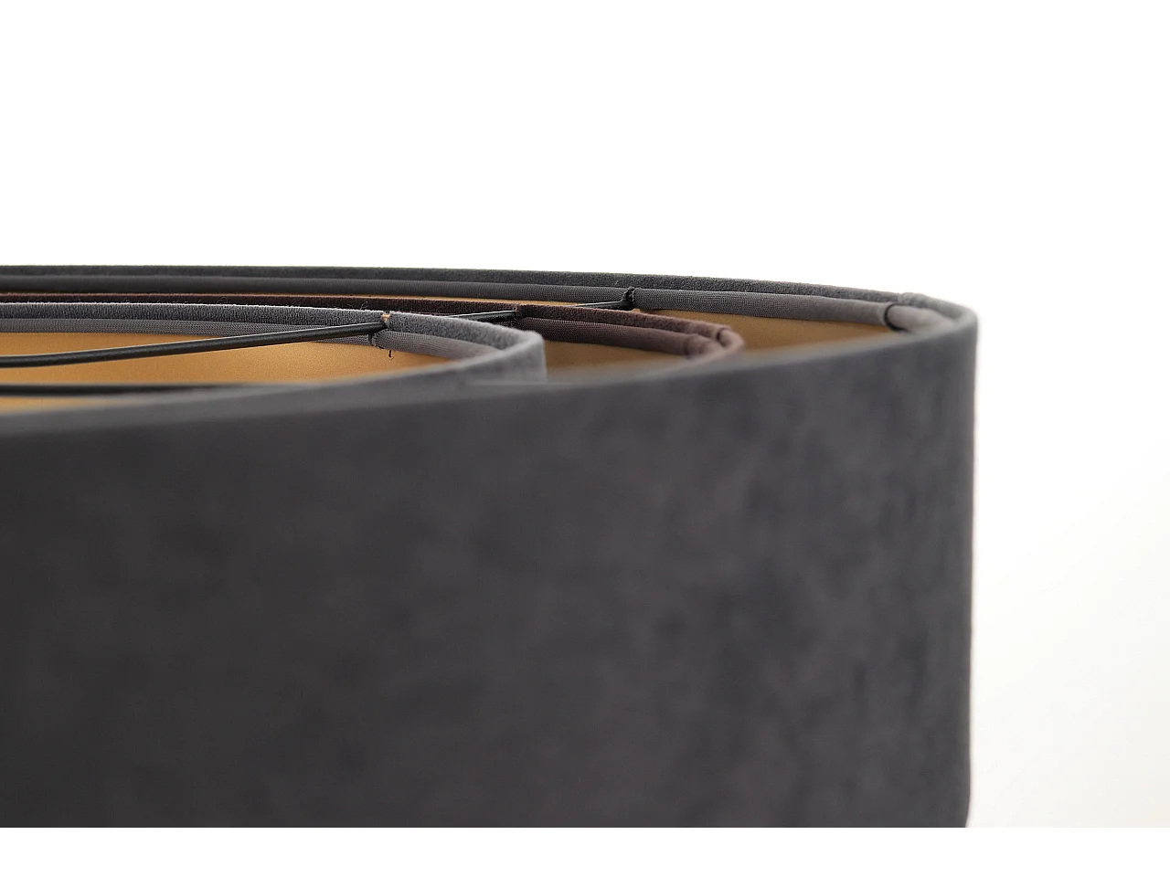 Lampa wisząca TRIO MIX grafitowa/brązowa/złota