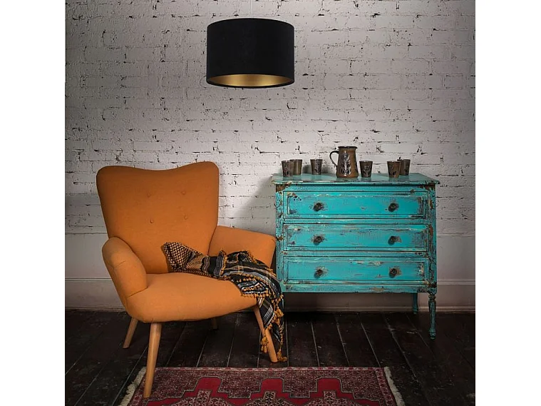 Lampa wisząca HOME 30 czarna/złota