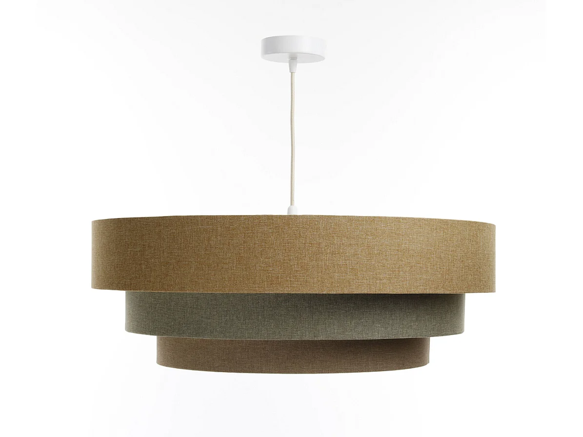 Lampa wisząca ERUTAN TRIPLE żółta/zielona/brązowa