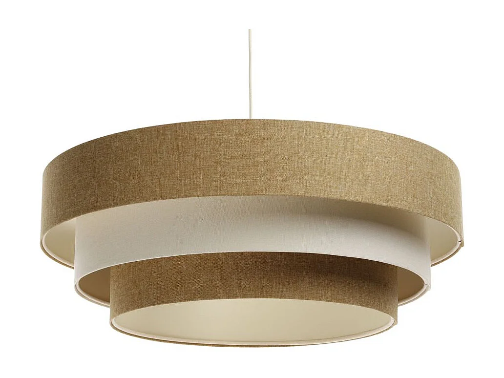 Lampa wisząca ERUTAN TRIPLE żółta/kremowa