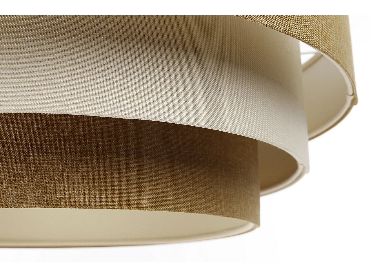 Lampa wisząca ERUTAN TRIPLE żółta/kremowa