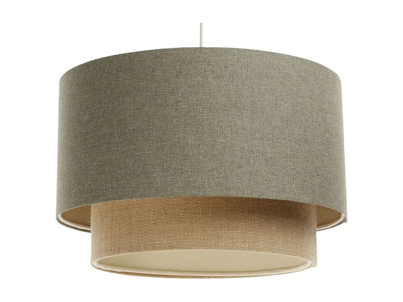 Lampa wisząca ERUTAN DOUBLE 40 zielona/beżowa