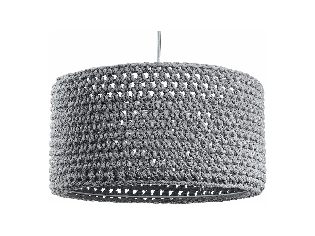 Lampa wisząca COTTON 40 szara