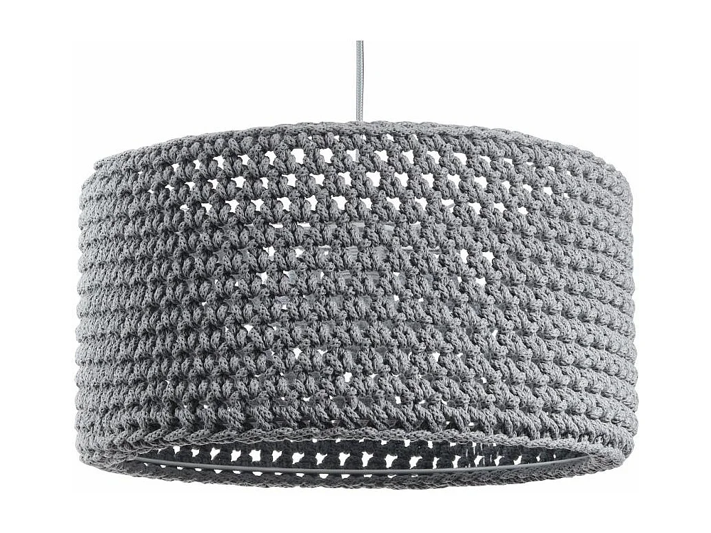 Lampa wisząca COTTON 40 szara